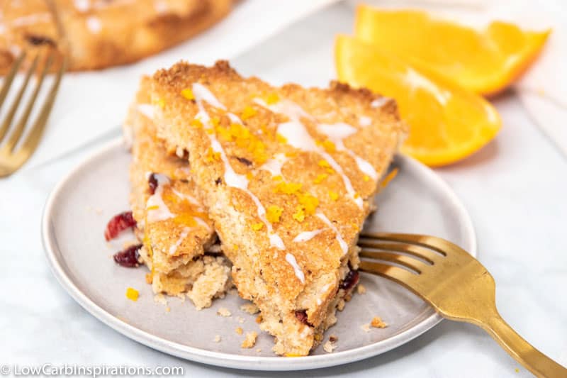 Keto Cranberry Orange Scones Recipe