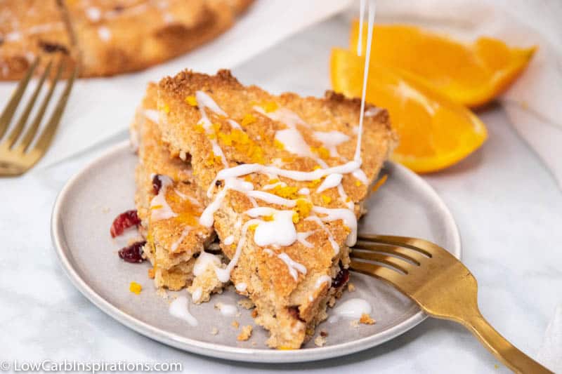 Keto Cranberry Orange Scones Recipe