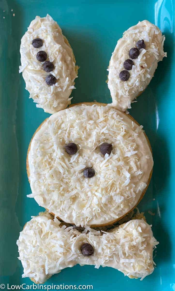 How to Make a Keto Easter Bunny Cake