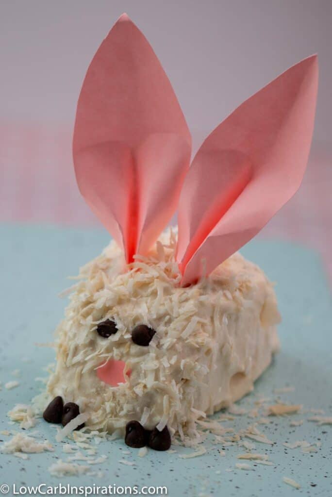 How to Make a Keto Easter Bunny Cake Low Carb Inspirations