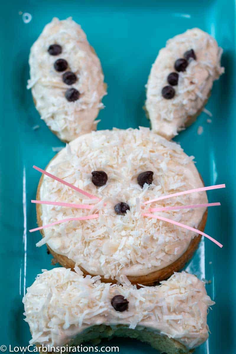 How To Make A Keto Easter Bunny Cake Low Carb Inspirations