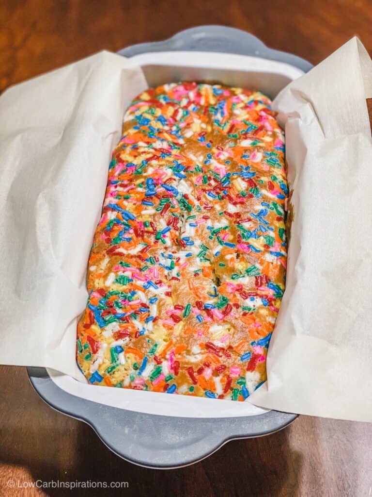 Keto Melted Ice Cream Cake (Sweet Bread)