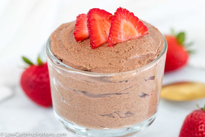 Quick Keto Chocolate Mousse Pudding Recipe - Low Carb ...