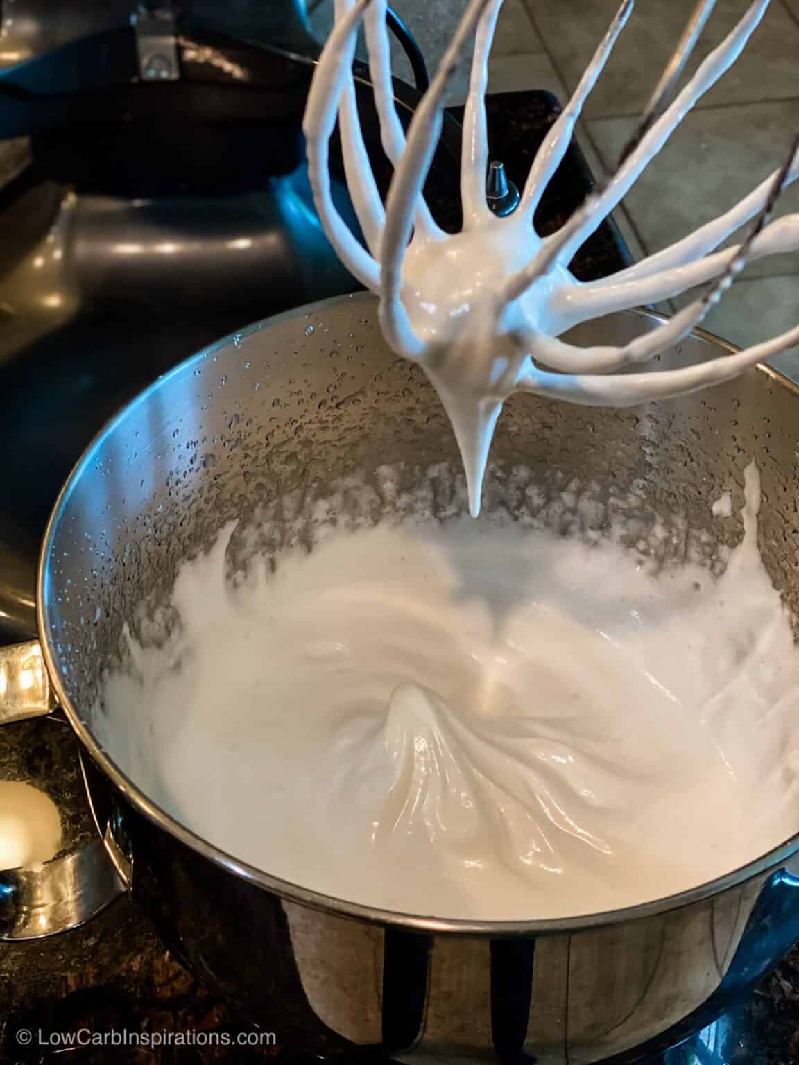 3 Ingredient Keto Marshmallow Fluff Recipe Low Carb Inspirations