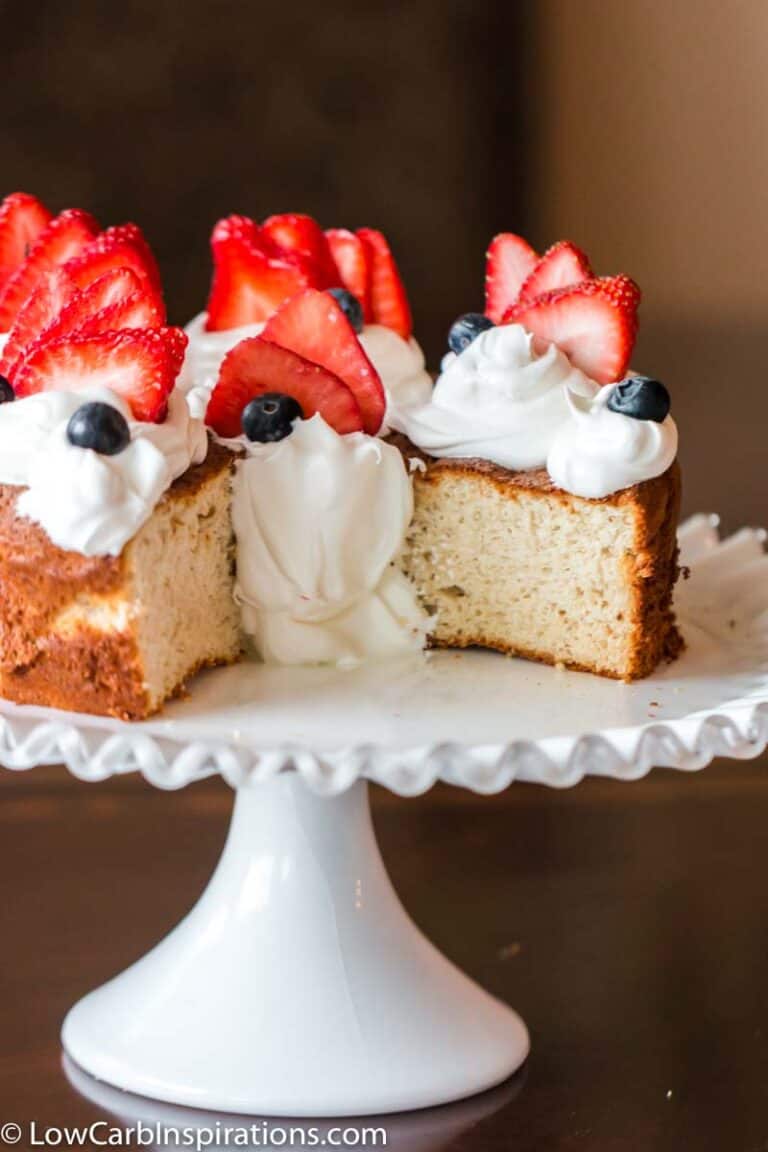 Keto Angel Food Cake Recipe Low Carb Inspirations