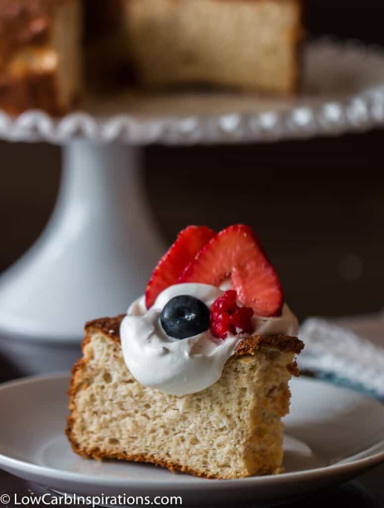 Keto Angel Food Cake Recipe Low Carb Inspirations