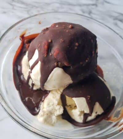 Keto Magic Shell Ice Cream Topping Recipe