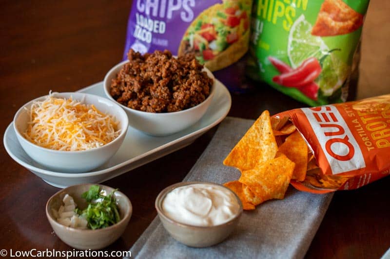 Keto Taco in a Bag with Quest Chips!