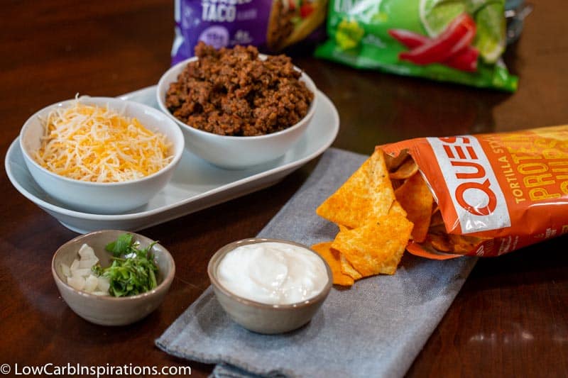 Keto Taco in a Bag with Quest Chips!