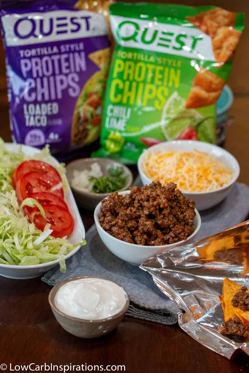 Keto Taco in a Bag with Quest Chips! - Low Carb Inspirations