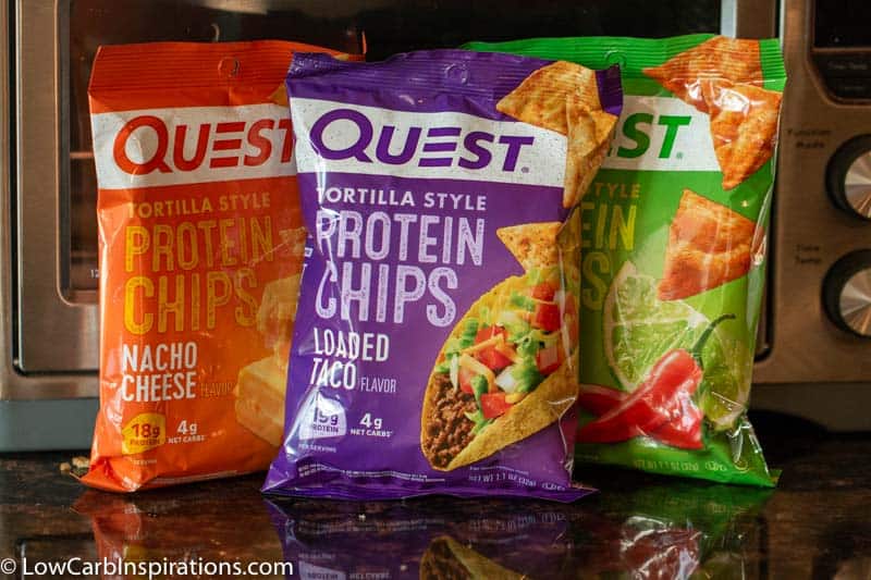 Keto Taco in a Bag with Quest Chips!