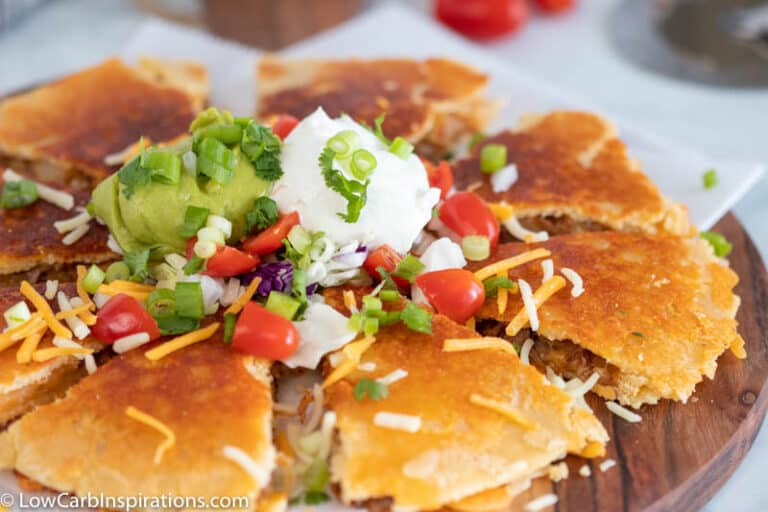 Low Carb Quesadilla Recipe - Low Carb Inspirations