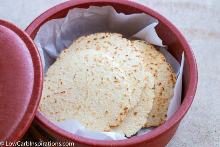 Low Carb Tortilla Recipe (Flour Tortilla Substitute) Low Carb