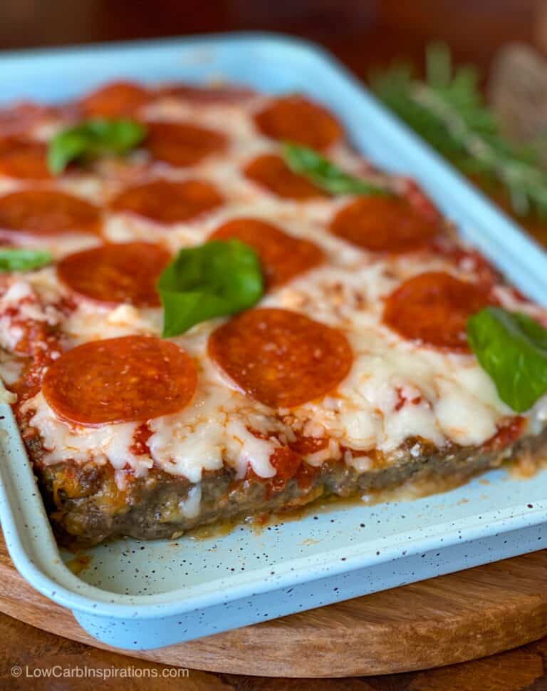 Meatza Pizza (Carnivore Pizza Crust) - Low Carb Inspirations