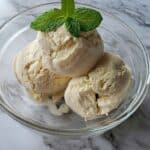No Churn Dairy Free Keto Vanilla Ice Cream