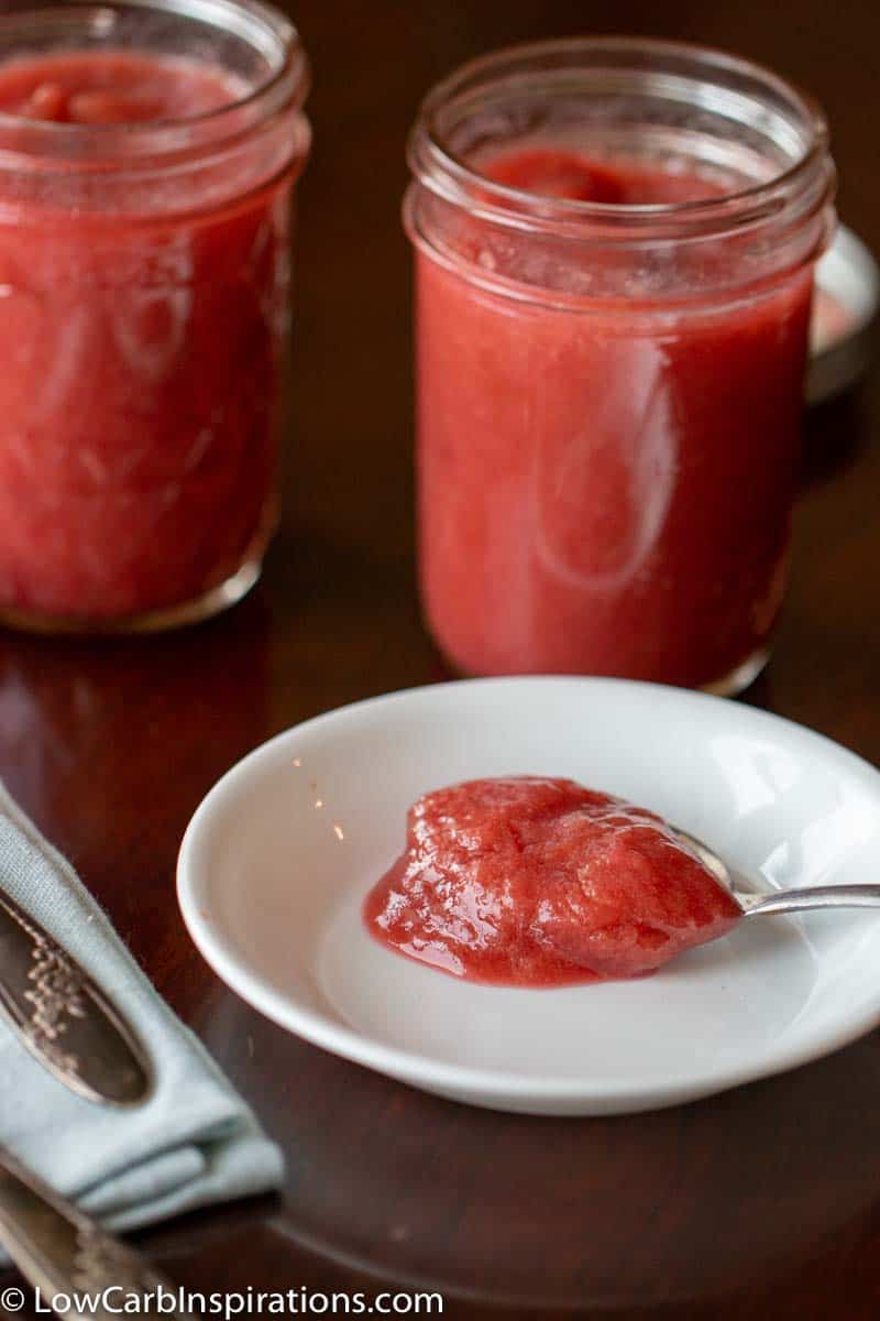 Keto Rhubarb Sauce Recipe