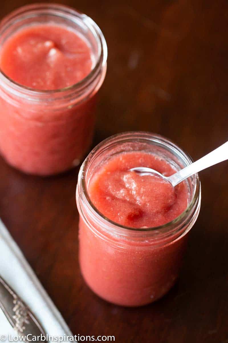 Keto Rhubarb Sauce Recipe