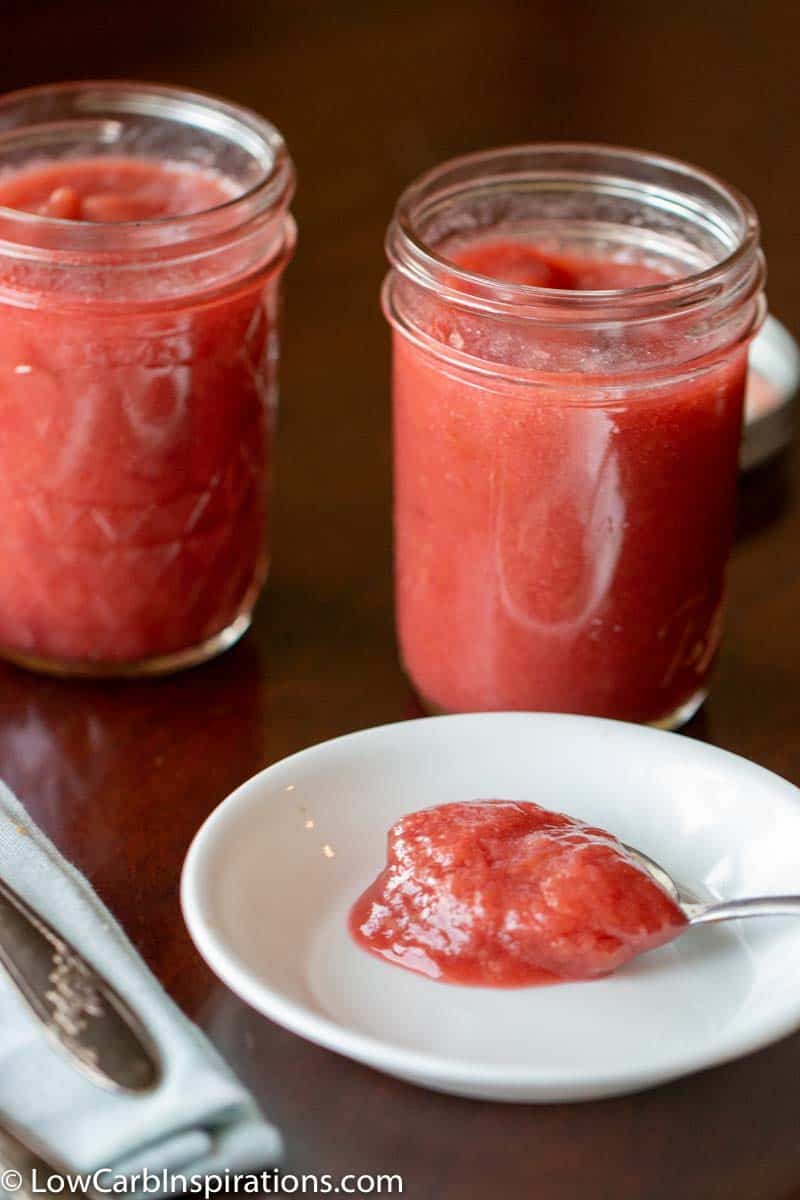 Keto Rhubarb Sauce Recipe