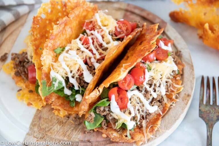 Crispy Cheese Low Carb Keto Tacos