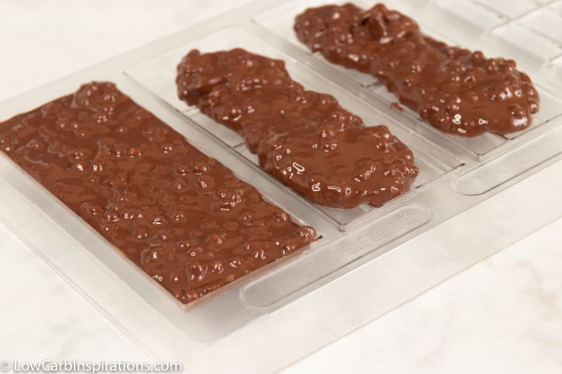 Keto Chocolate Crunch Candy Bar Recipe
