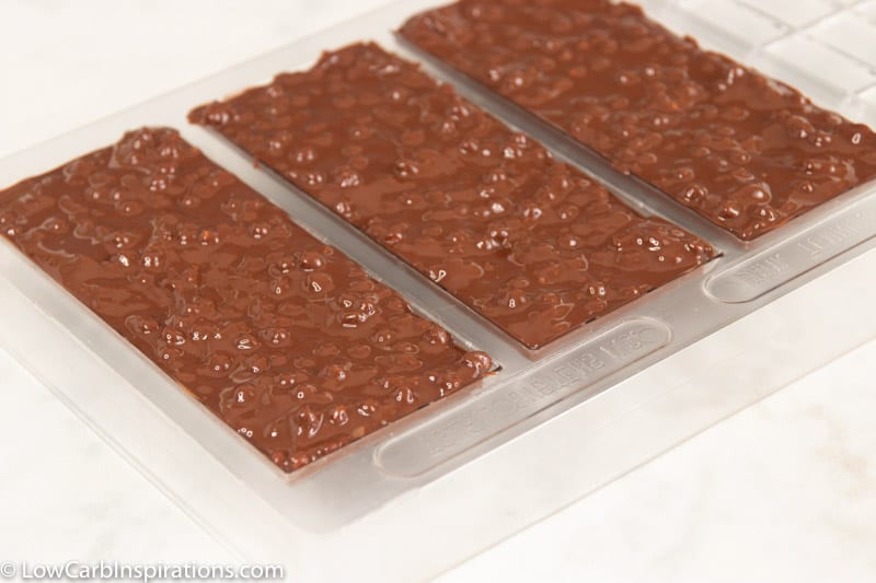 Keto Chocolate Crunch Candy Bar Recipe