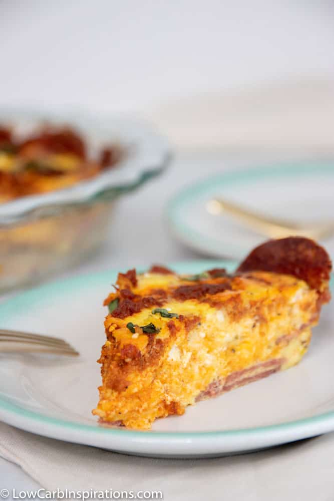 Keto Chorizo Quiche Recipe