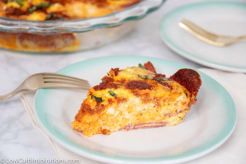 Keto Chorizo Quiche Recipe