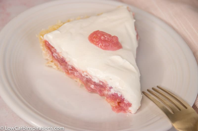 Keto Rhubarb Dream Pie Recipe