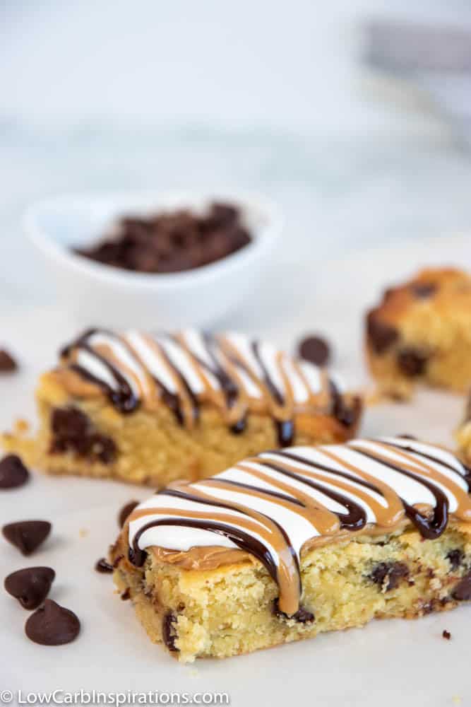Keto Fluffernutter Cookie Bars Recipe