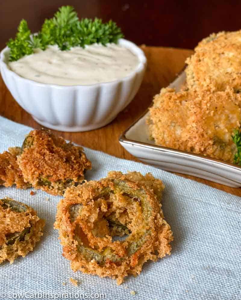 Keto Friendly Deep Fried Jalapeños Recipe