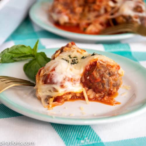 Keto Italian Meatball Parmesan Casserole Recipe