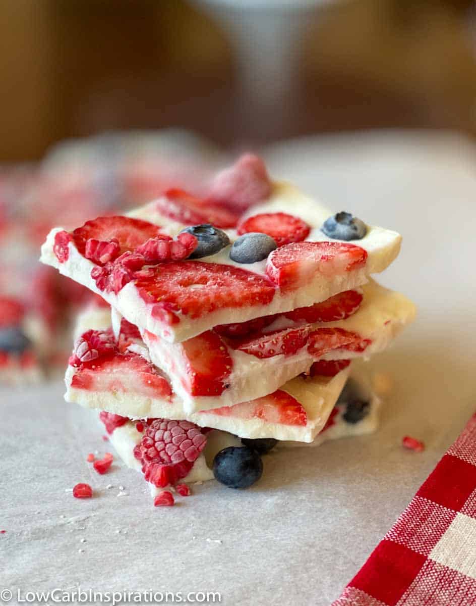 Keto Yogurt Bark Recipe