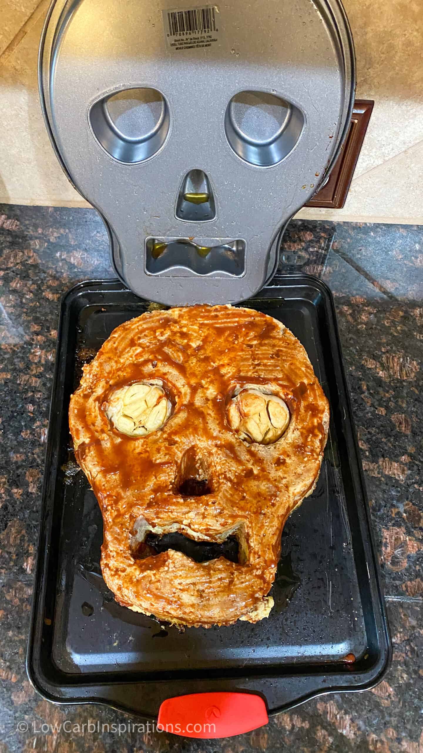 Halloween Skull Meatloaf Recipe