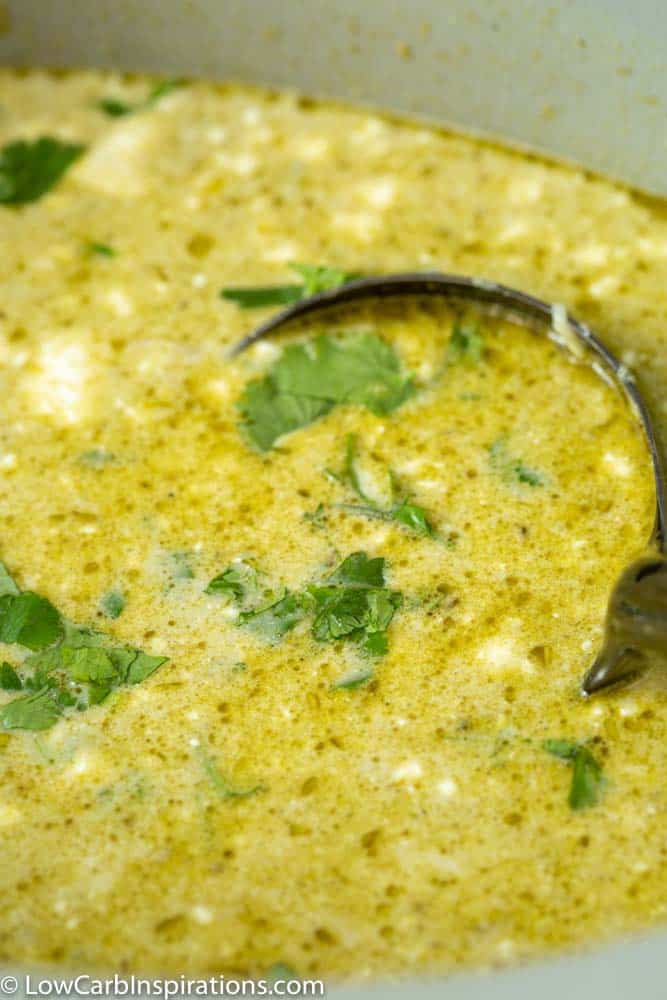 Creamy Green Enchilada Chicken Soup Recipe