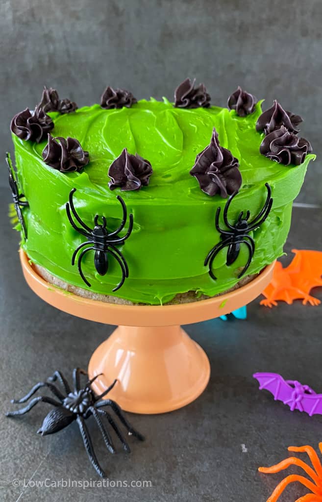 Keto Halloween Chaffle Cake