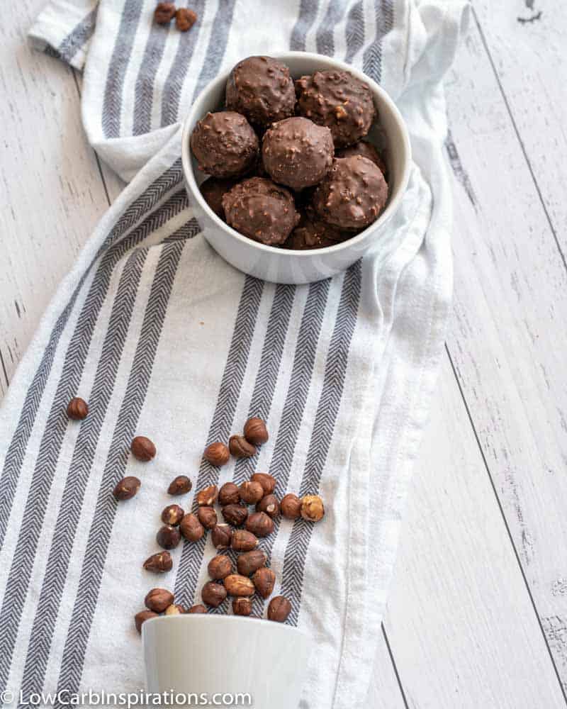 Keto Homemade Ferrero Rocher Balls Recipe