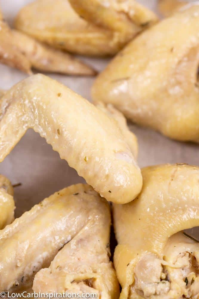 Oven Baked Crispy Garlic Parmesan Chicken Wings Recipe