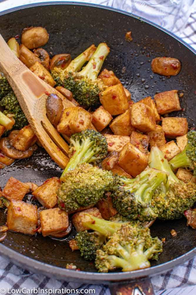 Tofu Stir-Fry with Broccoli & Mushrooms Recipe