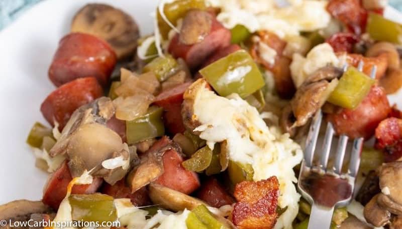 Easy Loaded Sausage and Pepper Casserole Recipe