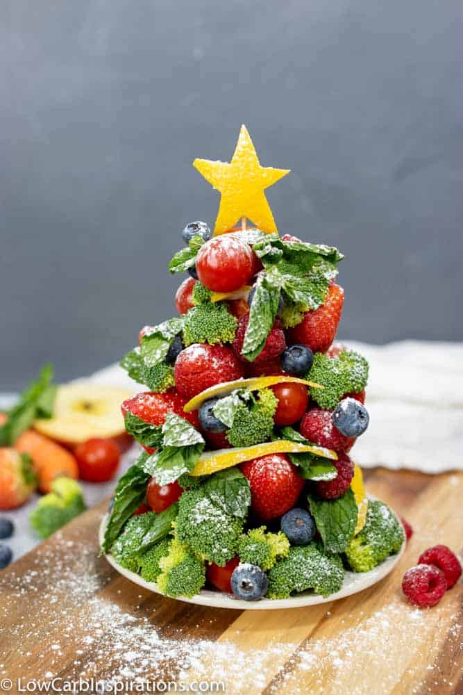 Keto Fruit Christmas Tree