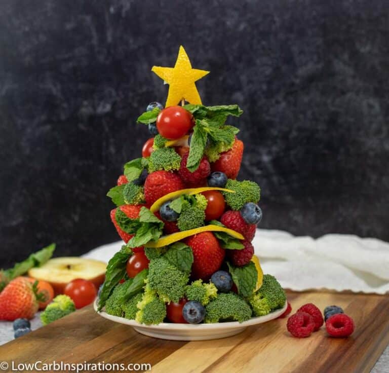 Keto Fruit Christmas Tree