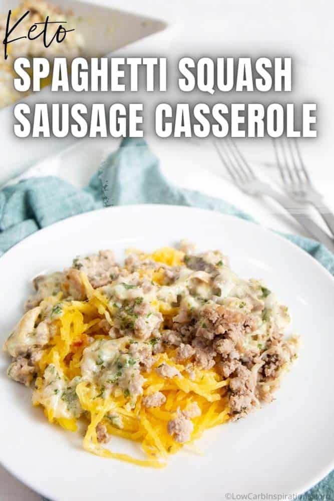 Keto Spaghetti Squash Casserole Recipe - Low Carb Inspirations