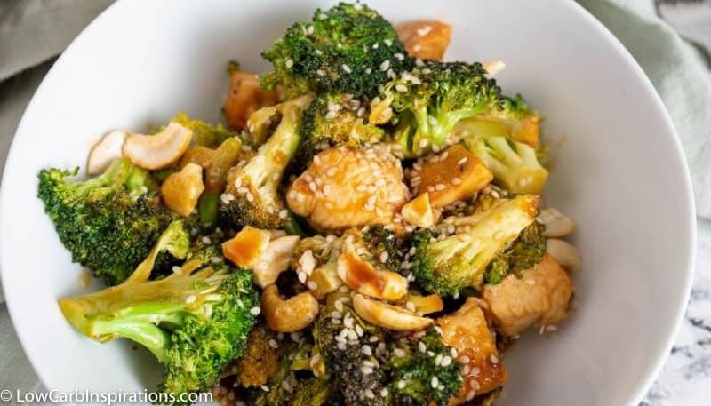 Keto Teriyaki Chicken and Broccoli Bowl Recipe