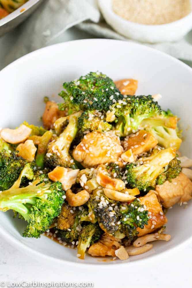 Keto Teriyaki Chicken and Broccoli Bowl Recipe