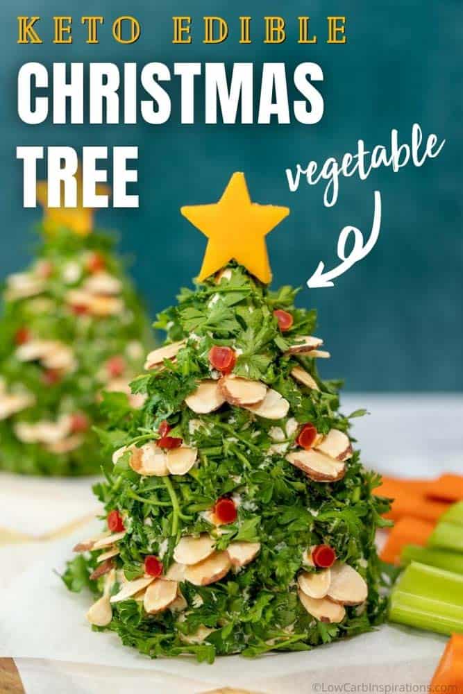 Keto Vegetable Christmas Tree