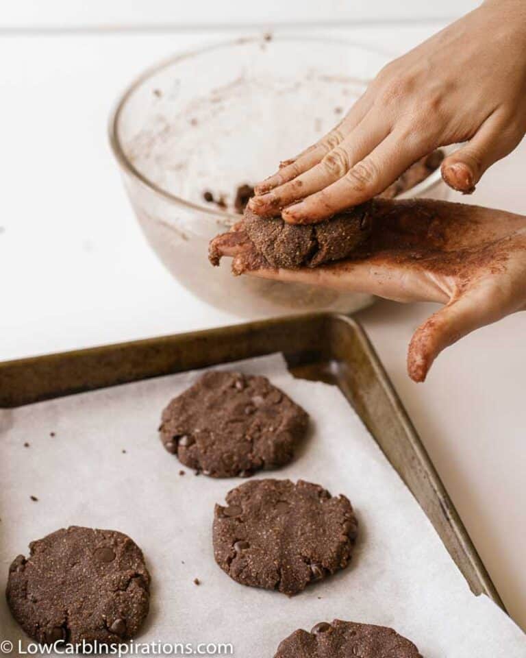 Sugar Free Almond Flour Chocolate Cookies Recipe Low Carb Inspirations