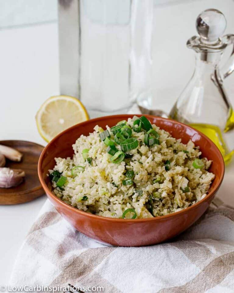 Herb and Garlic Cauliflower Rice Recipe