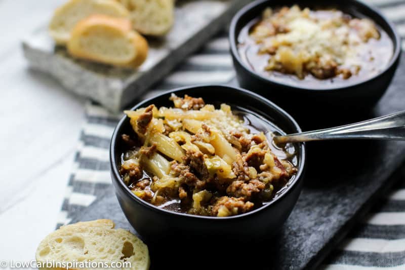 Instant Pot Sausage and Cabbage Soup Recipe