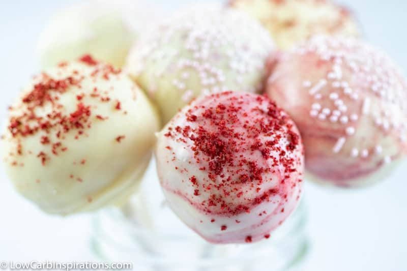 Keto Red Velvet Cake Pops Recipe