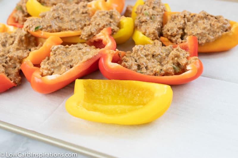 Loaded Low Carb Bell Pepper Nachos